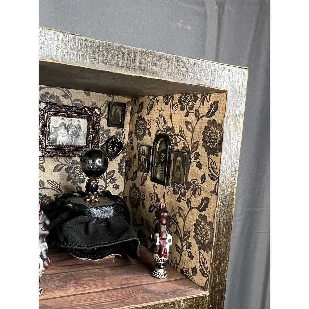 Handmade Book Nook Diorama Occult Witchy